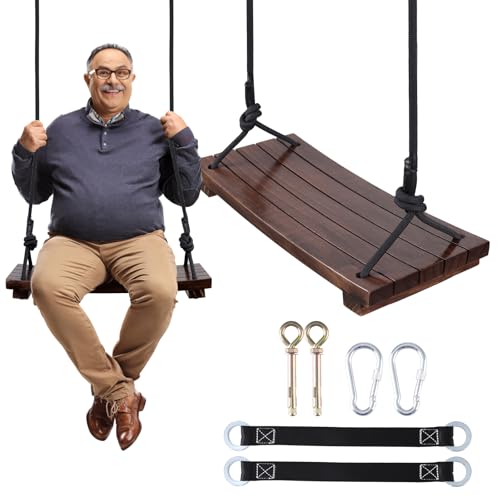 PELLOR 19.7" Wood Swing