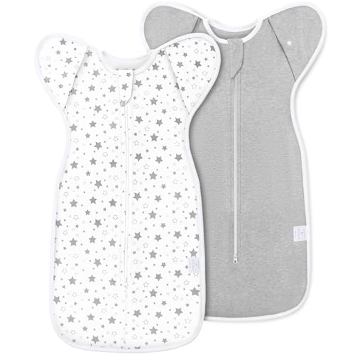 2-Pack Baby Swaddle Sleep Sack (ANYEDDE)