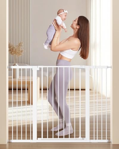 keny 36" Extra Tall Baby Gate for Stairs
