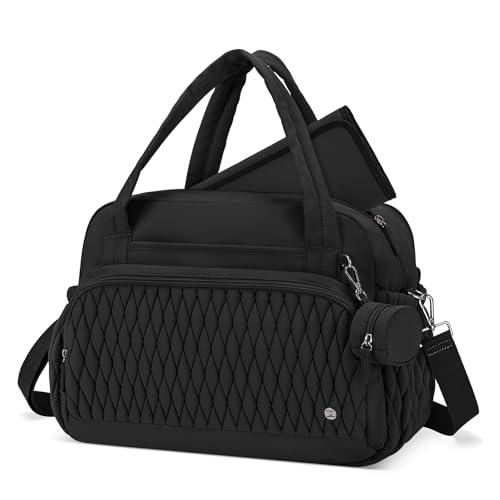Telena Tote Diaper Bags, Travel Crossbody Large Capacity Hospital Bag for Women Labor Delivery with Pacifier Case