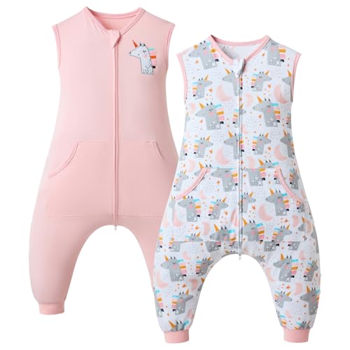 WONDAY Toddler Sleep Sack with Legs (2T-3T)