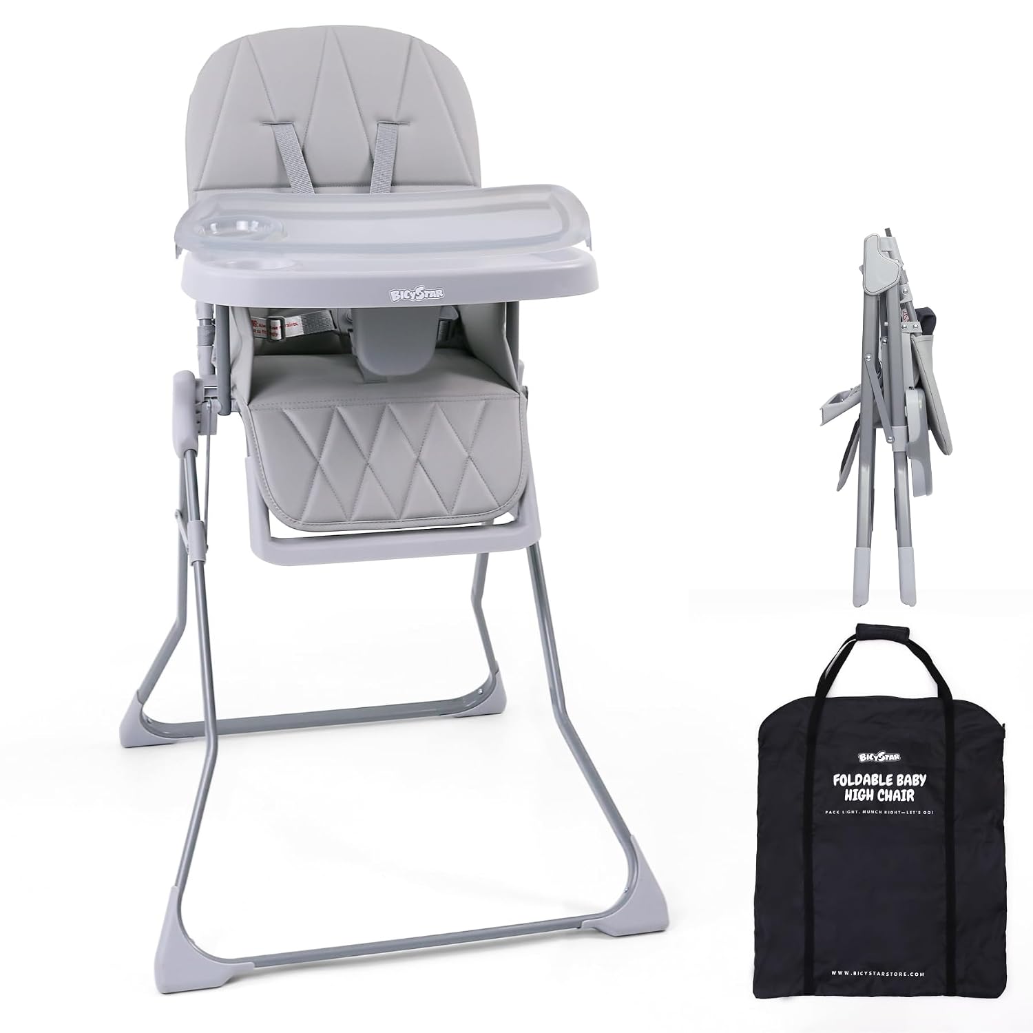 Foldable Baby High Chair (bicystar)