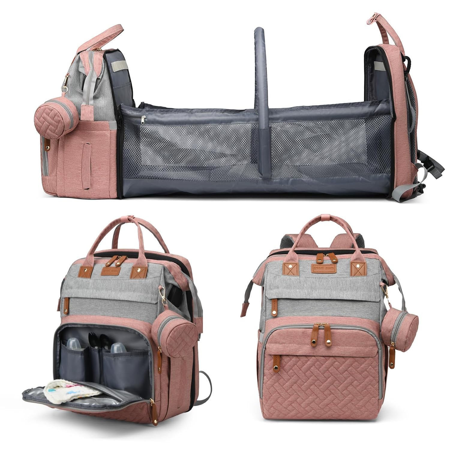 Jeryswet Diaper Bag w/Charging Port