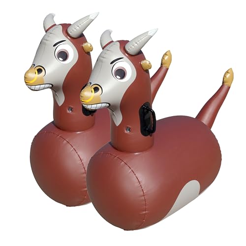 Hearthsong Inflatable Bull (2-Pack)