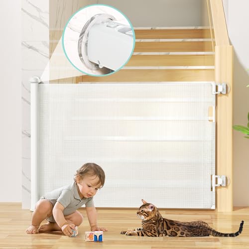 No Drilling Retractable Mesh Gate 33"x55"