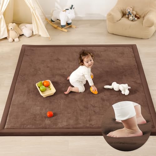 PaPaMat 1.3" Thick Play Mat (Chocolate Brown)