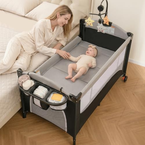 INFANS 5-in-1 Pack & Play (Gray)