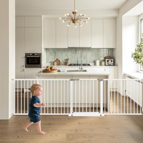 Amllirate 60.5"-113" Extra Long Baby Gate