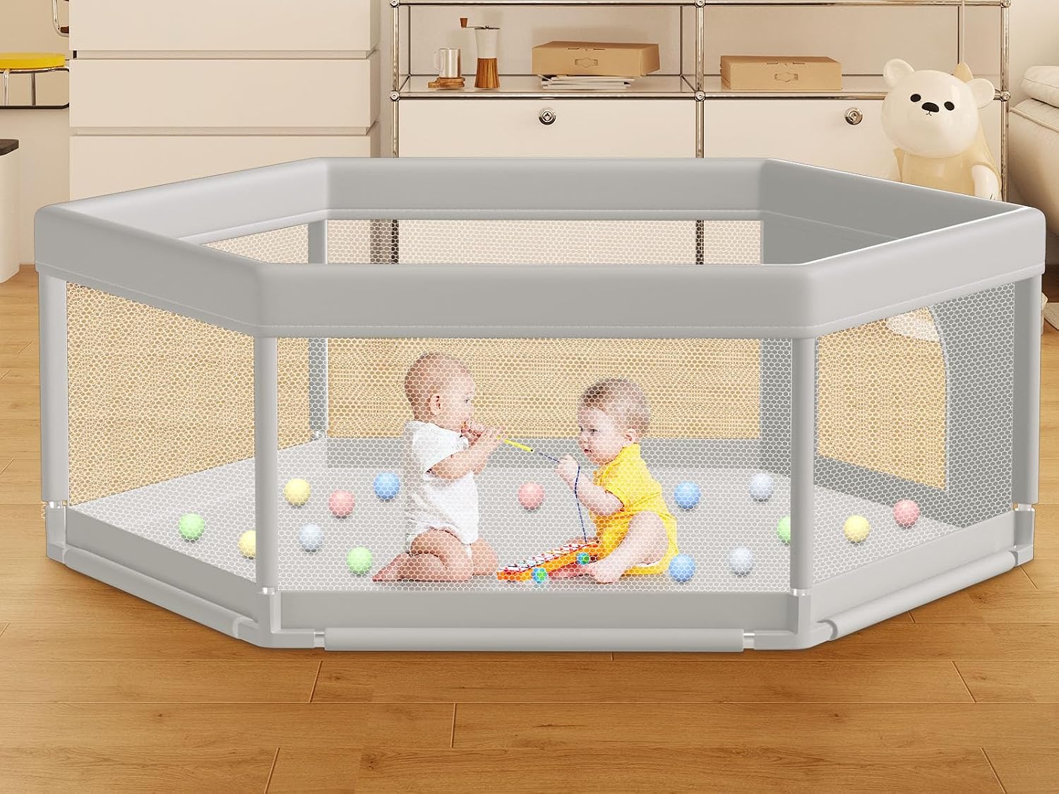 Hiaksedt Large Baby Playpen