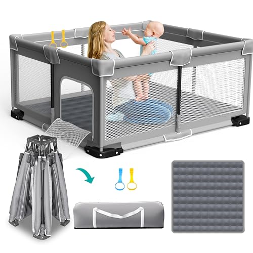 ICAREWAY 71x59 Foldable Playpen