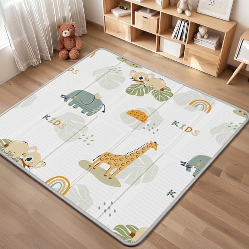 PIGLOG Foldable Baby Play Mat (Giraffe)