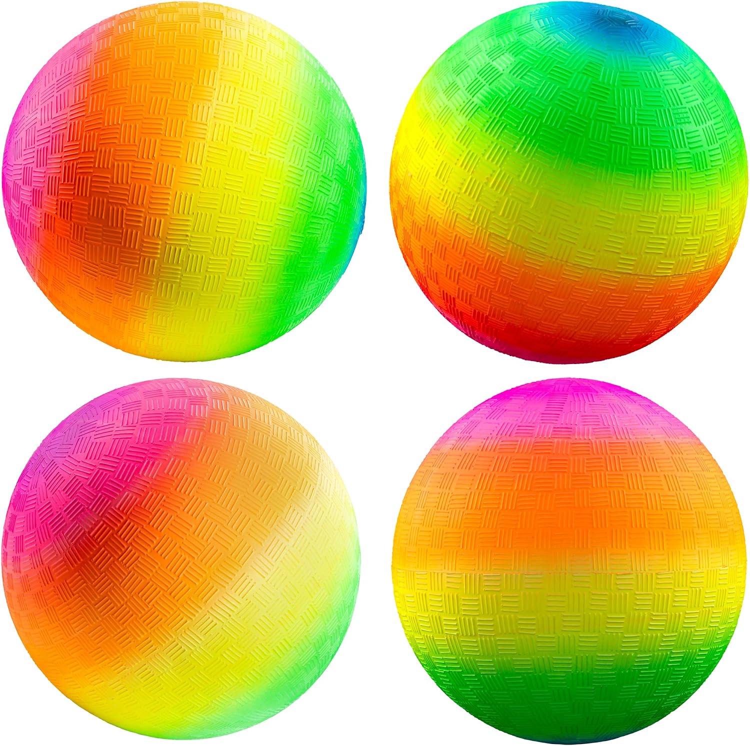 Bedwina Rainbow Playground Balls (Pack of 12)