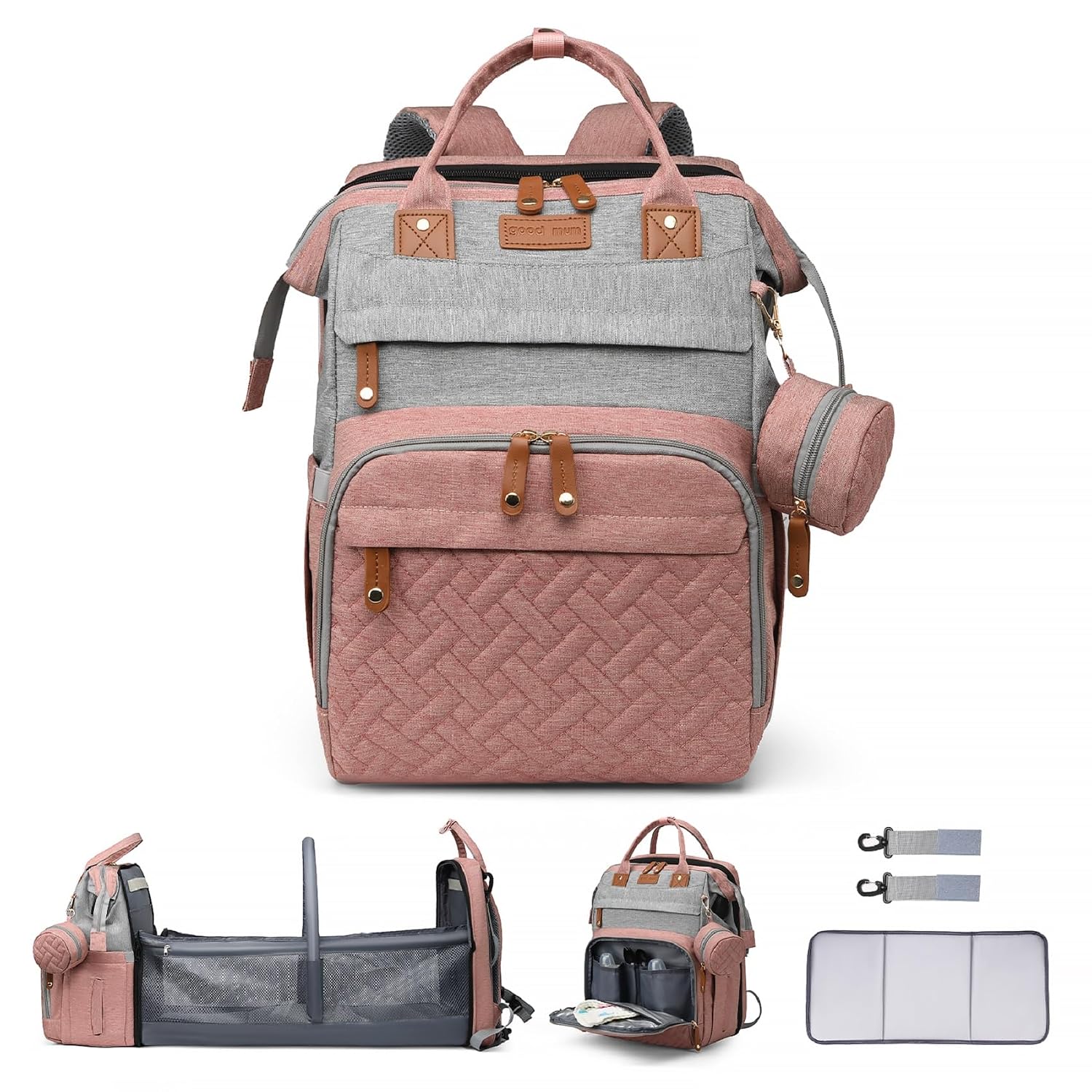 ANWTOTU Diaper Bag Backpack