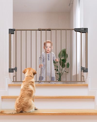 Cumbor 29.243" Wall-Mounted Gate (Brown)