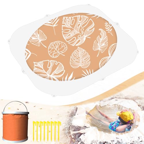 Baby Beach Pool, 2-in-1 Waterproof Beach Blanket