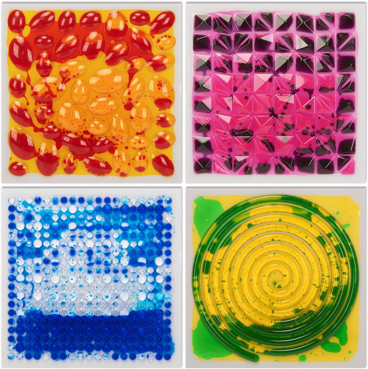 Art3d Textured Liquid Sensory Tiles