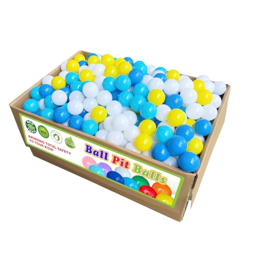 200 500 1000 Count Plastic Soft Ball Pit Balls for Pet Dogs Colorful Phthalate Free BPA Free Baby Toddler Play Balls for Kids Toddlers