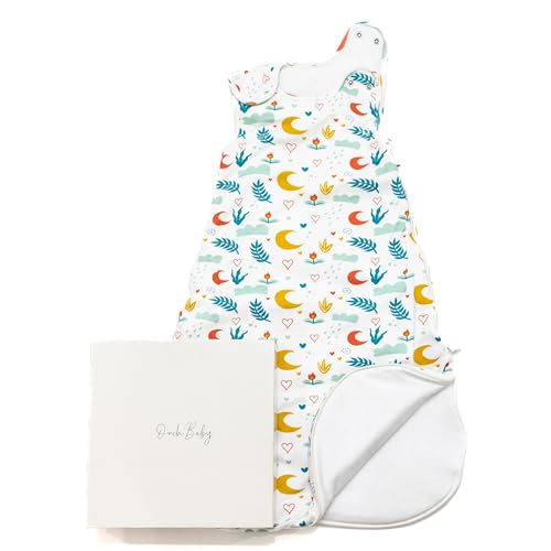 Ouch Baby Sleep Sack for Newborn (2.5 TOG, 0-6 Months) | 100% Knitted Cotton Wearable Blanket (Baby Sleeping Bag) | Prevents Overheating, No Sliding, Easy Diaper Changes, Better Sleep (Sweet Nature)