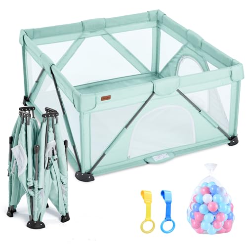 Baby Playpen Foldable 59''x71''