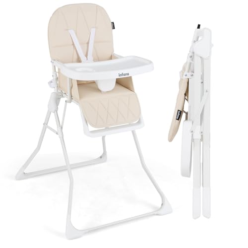 INFANS Baby High Chair (Beige)
