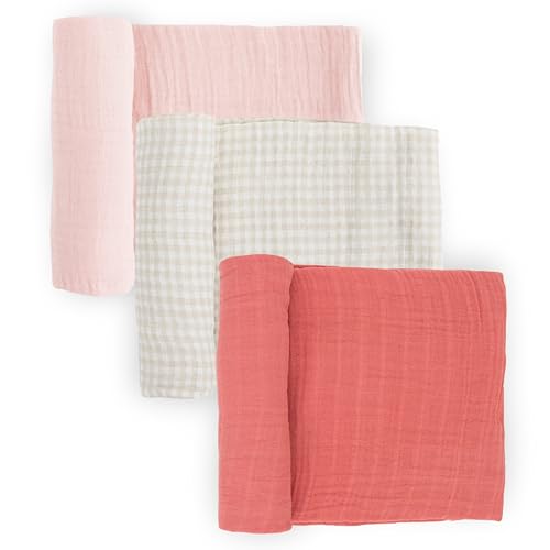 Little Unicorn Muslin (Light Pink)