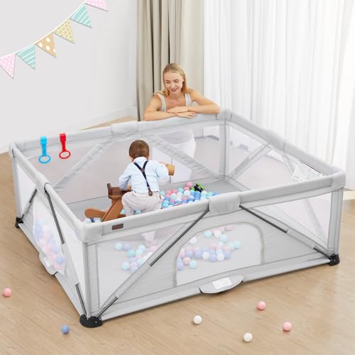 Yobear Foldable Playpen (71" x 59")
