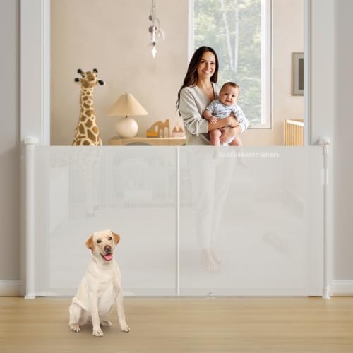 Cylrod 71" Retractable Gate (White)