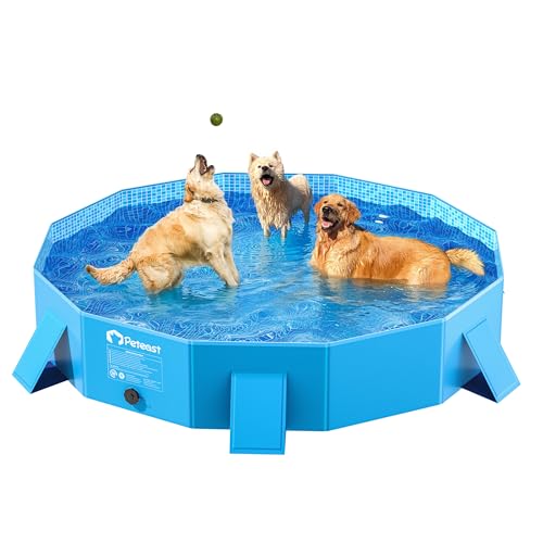 Peteast Foldable Dog Kiddie Pool