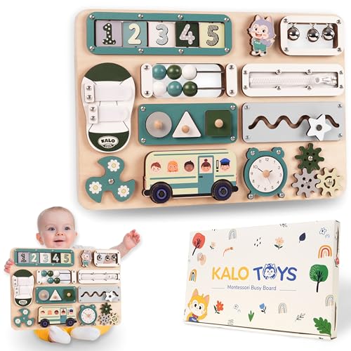 Large Busy Board Montessori Toys (Green)