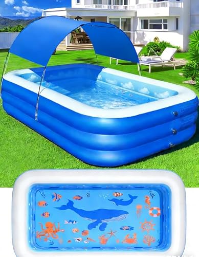 FunBy Inflatable Pool w/ Canopy