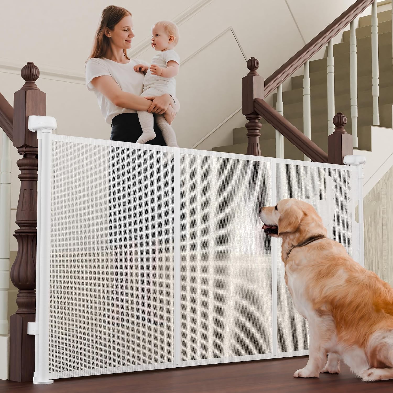 Luvcoo 55" Retractable Gate