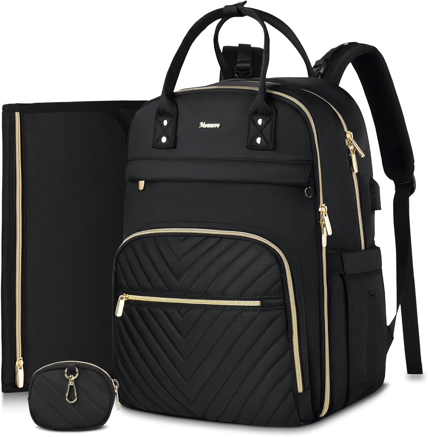 MOMUVO Diaper Bag Backpack