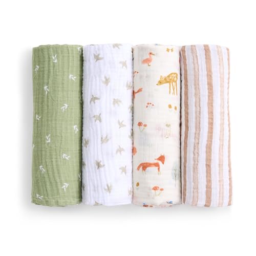 aden + anais Essentials 4-pack (Sage Woodland)