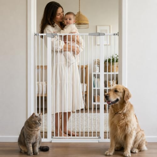 Qonimm 51.18" Extra Tall Cat Gate