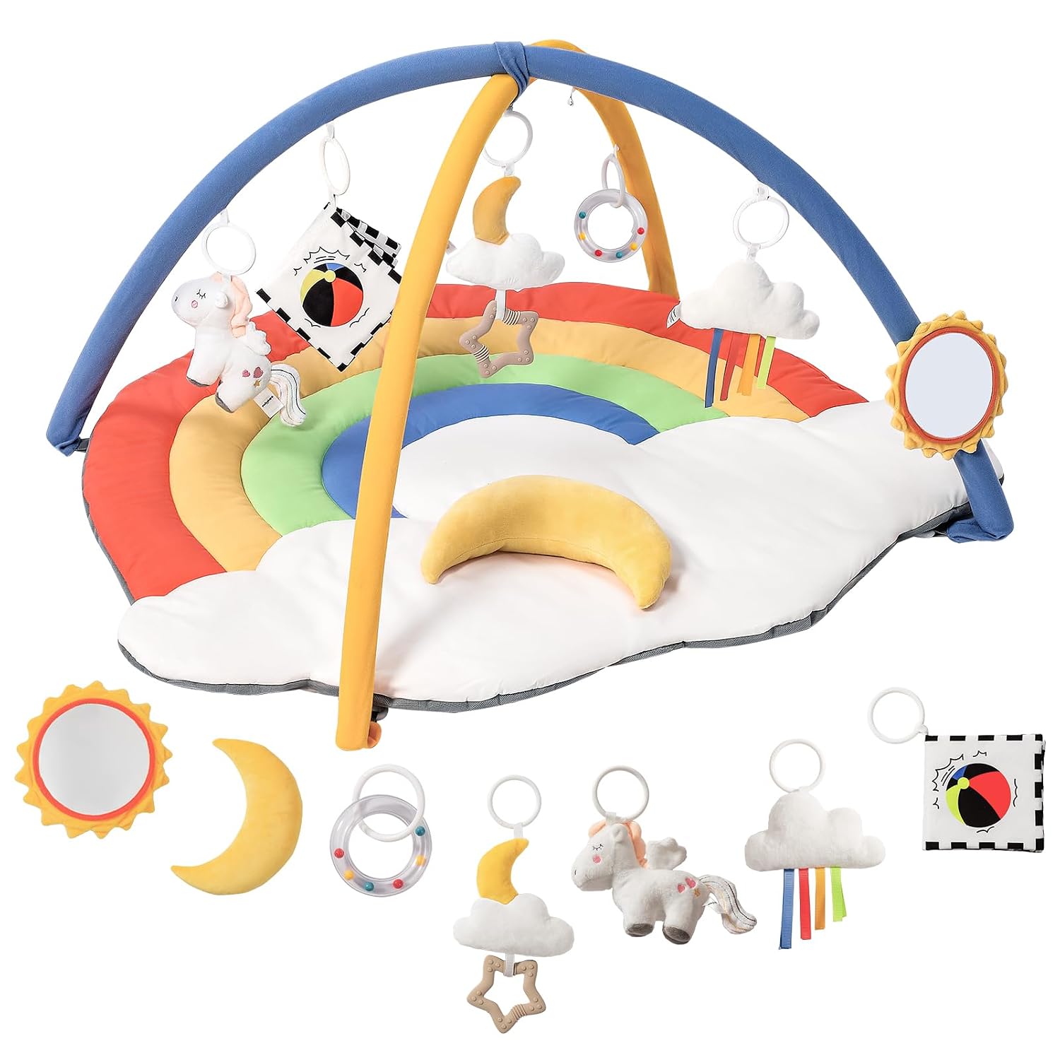 POIKSHARK Rainbow Play Gym