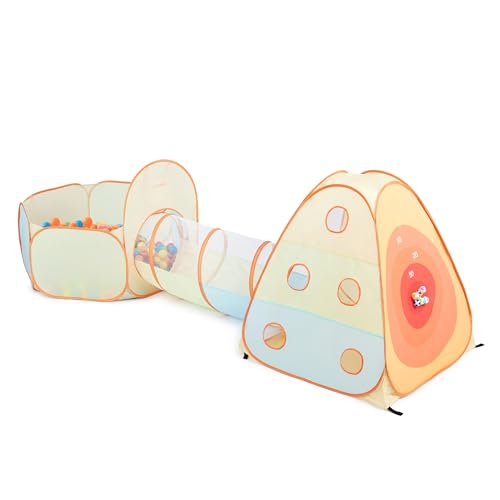 UTEX Kids Play Tent with Tunnel (3-in-1)