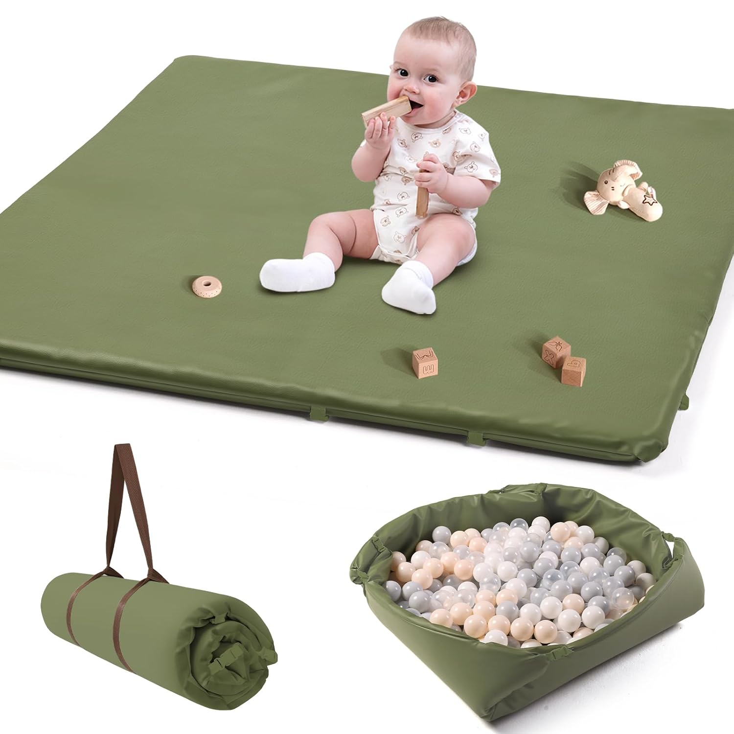 Hikiddy Foldable Foam Play Mat