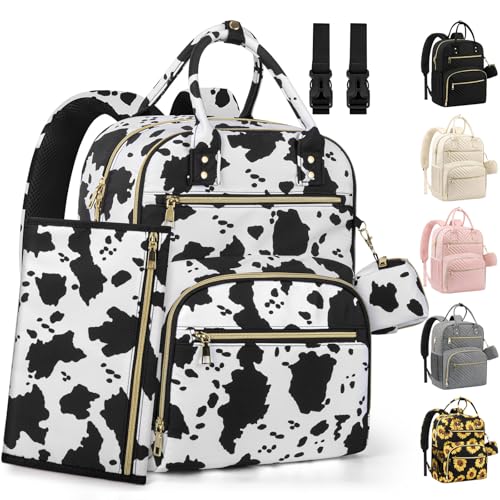Pritent Diaper Bag Backpack (Cow Print)