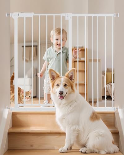 VEVOR Baby Gate (26-40", White)