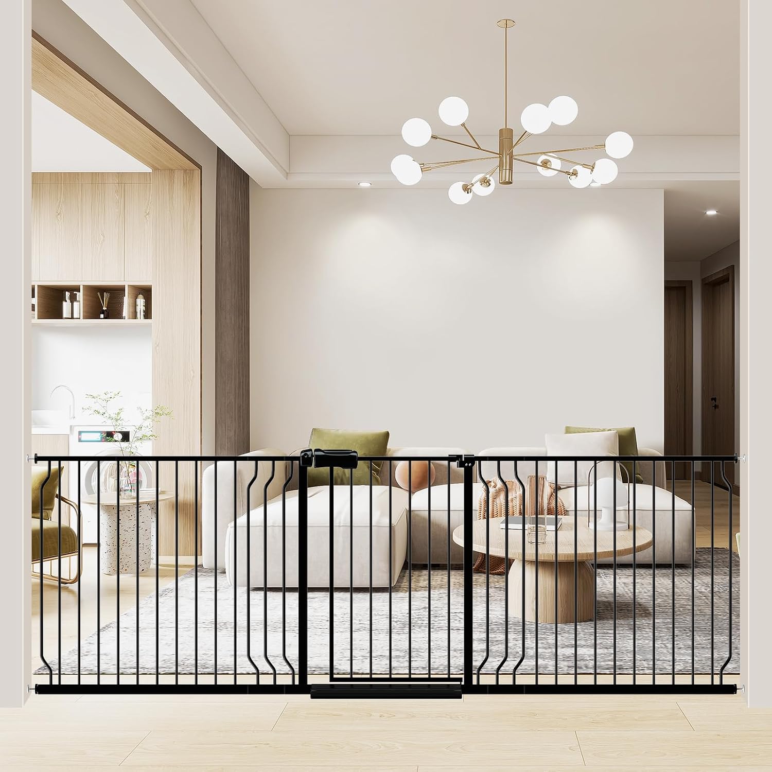 WAOWAO 85.83-95.24" Wide Gate