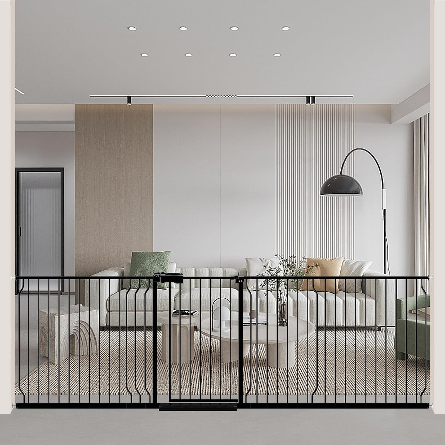 WAOWAO 100-109.42" Extra Wide Gate