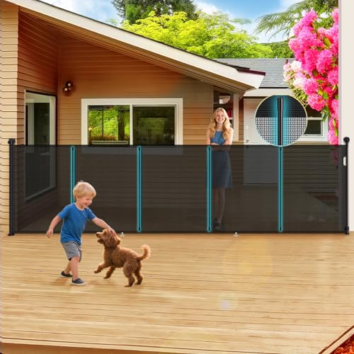160 Inch Retractable Baby Gates Extra Wide