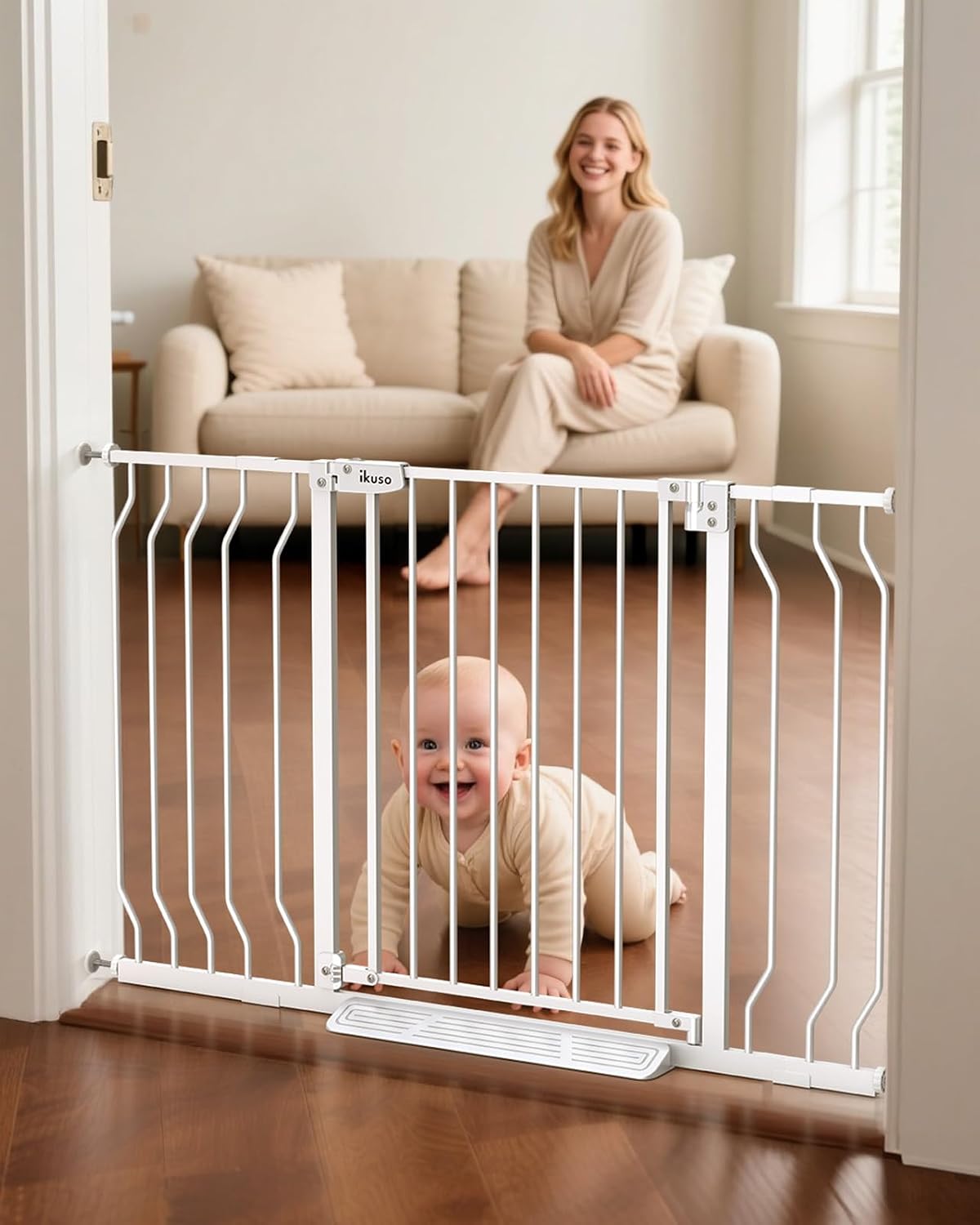 ikuso 30"-48" Extra Wide Baby Gate