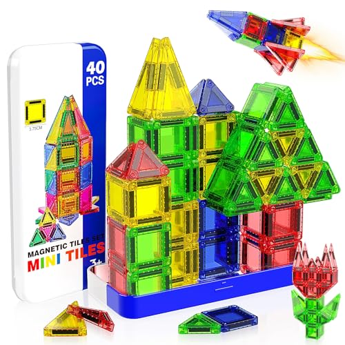 Mini Magnetic Tiles (40 PCS)