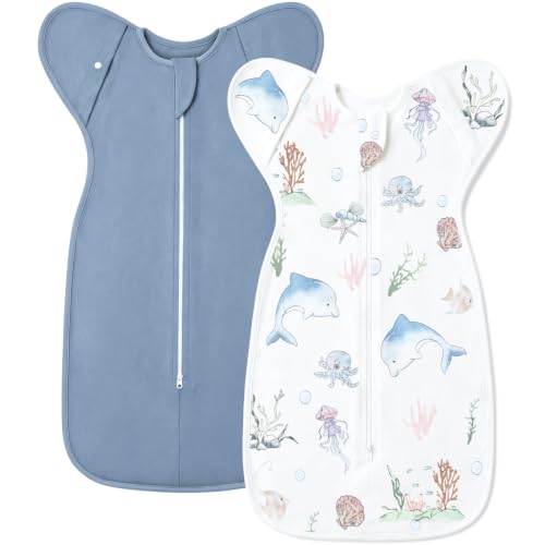 ANYEDDE 2-Pack Transitional Swaddle Sleep Sack