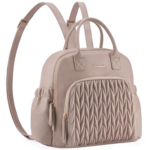 LOVEVOOK Quilted Leather Diaper Bag