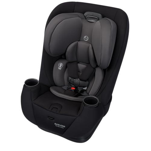 Maxi-COSI Pria All-in-One Convertible Car Seat, Infant to Toddler Car Seat, Easy-Install Harness, Machine-Washable Cover, 5-100 lbs, Sea Shadow