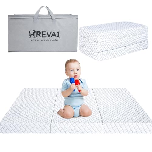 HREVAI Trifold Travel Mattress