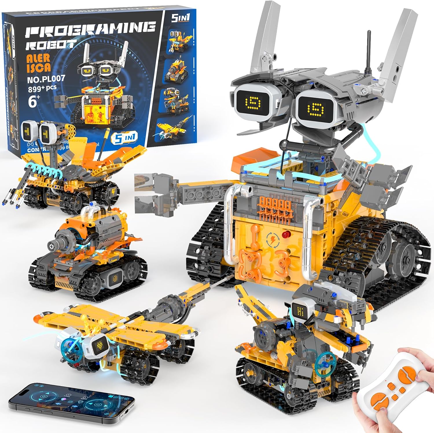 Alerisca 5in1 STEM Robot Building Kit